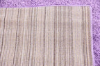 Unique Loom Solid Shag Collection Area Rug (4' 1" x 6' 1" Rectangle, Lilac)
