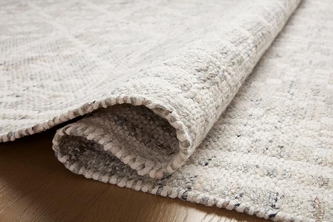 Loloi Angela Rose Rivers Collection RIV-02 Lagoon/Ivory 7'-9" x 9'-9" Reversible Area Rug