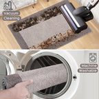 Washable Area Rug 34" x 60", Non Slip Kitchen Rug for Floor, Absorbent Entrance Runner Rug for Bedroom, Living Room, (Roll Packing)