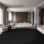 Easy Jute Rugs 6x9 Dark Gray Color Living Room Indoor Outdoor Area Rug for Farmhouse Patio and Kitchen Rug High Traffic Washable Easy to Clean Solid Boho Woven Design Outside Carpet (6 x 9)