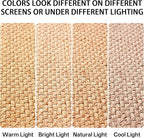 Washable Hallway Runner Rug 2x6 Jute Like Kitchen Runner Mat Rugs Non Slip, Woven Soft Entryway Farmhouse Runner Boho Floor Carpet for Indoor Laundry Hall Backdoor Bedroom Living Room, Brown