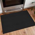 Small Braided Rugs 2x3 Ft Area Rugs for Entryway Boho Washable Rug Non Slip Rubber Backed Throw Rugs Cotton Woven Door Mat Indoor Entrance Front Door Rugs for Foyer Kitchen, Black/Grey