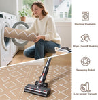 Hallway Runner Rug 2x6, Washable Kitchen Runners Non Slip, Ultra Thin Entryway Floor Mat Fit Under Door, Soft Low Pile Cotton Boho Carpet for Laundry Outdoor Bedroom
