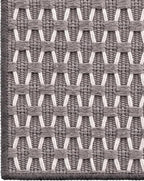 LUMI Indoor Area Rugs, Non-Slip Low Profile Checkered Inside Rug, Comfort Weave Grid Pattern Floor Rug, 5'x8'