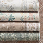 jinchan Hallway Runner Rug 2x8 Vintage Floral Distressed Design - Machine Washable Non-Slip Low-Pile Soft Thin Faux Wool Kitchen Carpet for Farmhouse Bedroom Laundry Room(2x8ft, Light Grey)