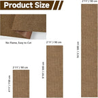 jxgzyy Extra Long Hallway Runner Rug, 3x16 Foot Commercial Carpet Runner, Non-Slip Entrance Floor Mat for Narrow Halls, Stairs, and Entryways, Coffee