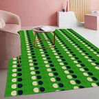 Layered Circle Geometric Rug Modern Abstract Morandi Color Pattern Area Rugs for Living Room Nursery Bedroom Dining Room Green and Black Beige 9x12 Deco Indoor Carpet Hallway Kitchen Mat