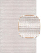 Beverly Rug Easy Jute Off White Rug 5x7 Solid Washable Durable Outdoor Indoor Area Rugs for Living Dining Room Patio Office Stain Resistant Non Shedding Casual Indoor Outside Carpet (5 x 7 Off-White)