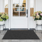 Sturdy Front Door Mat, 60" x 36" Heavy Duty Indoor Outdoor Doormat for Entryway, Fade Resistant, Waterproof Low Profile Entry Mat, Non Slip Welcome Mat for Outside Entrance, Patio, Home