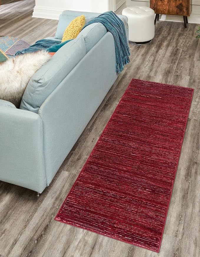 Unique Loom Finsbury Collection Area Rug - Kate (2' x 6' 1" Runner, Red)