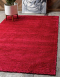 Unique Loom Solo Collection Area Rug - Calabasas (5' 3" x 7' 7" Rectangle, Red)