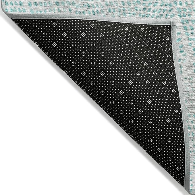 Addison Rugs Chantille ACN591 Aqua 9' x 12' Indoor Outdoor Area Rug, Easy Clean, Machine Washable, Non Shedding, Bedroom, Living Room, Dining Room, Kitchen, Patio Rug
