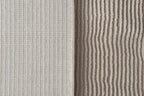 Revival Rugs Stripe 2'7"x9' Machine Washable Runner Rug for Hallway Entryway - 100% Recycled Oeko-TEX Certified, Medium Pile, Taupe