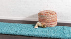 Unique Loom Solid Shag Collection Area Rug (2' 6" x 19' 8" Runner, Deep Aqua Blue)