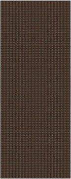 IOHOUZE Washable Runner Rug 2x5 Non Slip Runners for Hallways Entryway Runner Indoor, Kitchen Throw Rug Woven Cotton Floor Carpet for Hall Entrance Bedroom, Brown
