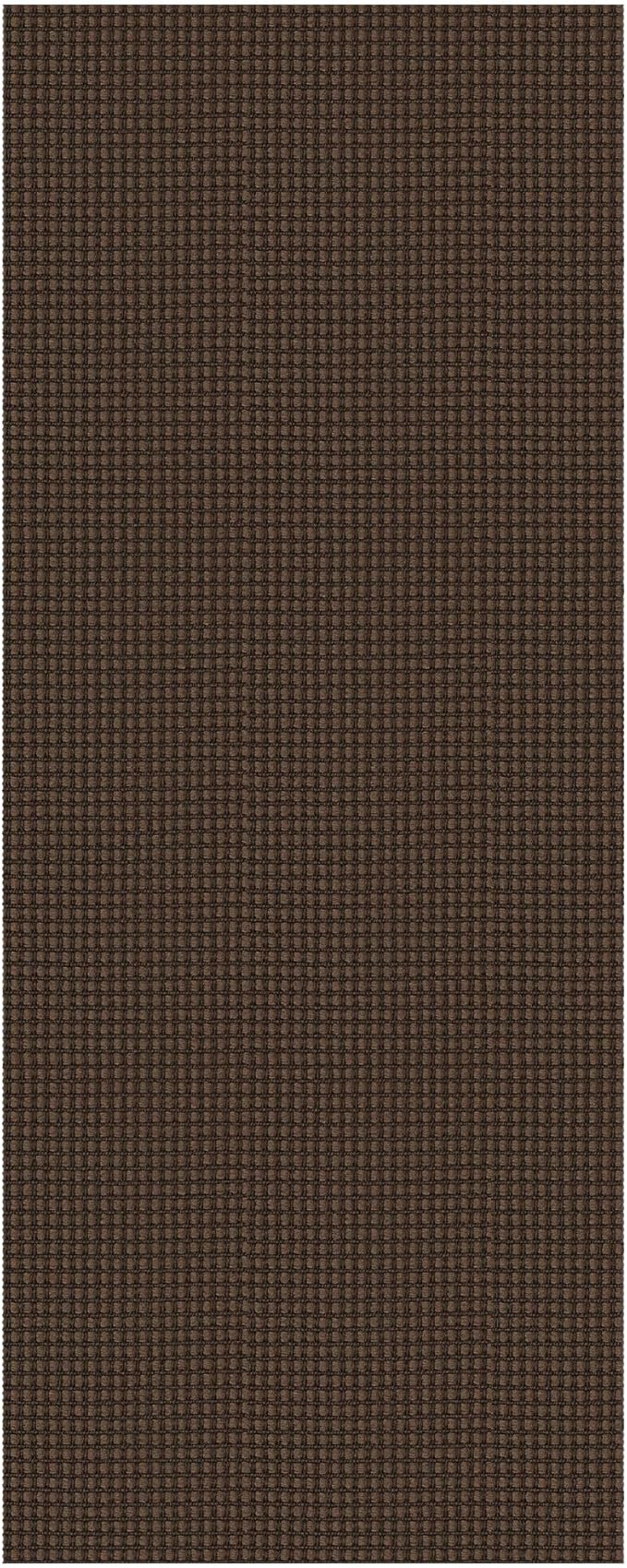 Braided Runner Rug 2x5 Ft Washable Runners for Hallways Non Slip Rubber Backed Kitchen Runners Cotton Entryway Runner Indoor, Woven Floor Carpet for Hall Kitchen Bedroom, Brown