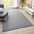 LUXE WEAVERS Modern Farmhouse Gray 5x7 Washable Area Rug, Anti-Slip Diamond Pattern Carpet