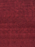 Rugsotic Carpets Hand Knotted Gabbeh Wool 5'x8' Area Rug Solid Dark Red L00111