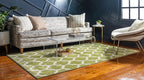 Rugs.com Lattice Collection Rug – 9' x 12' Light Green Medium Rug Perfect for Living Rooms, Large Dining Rooms, Open Floorplans