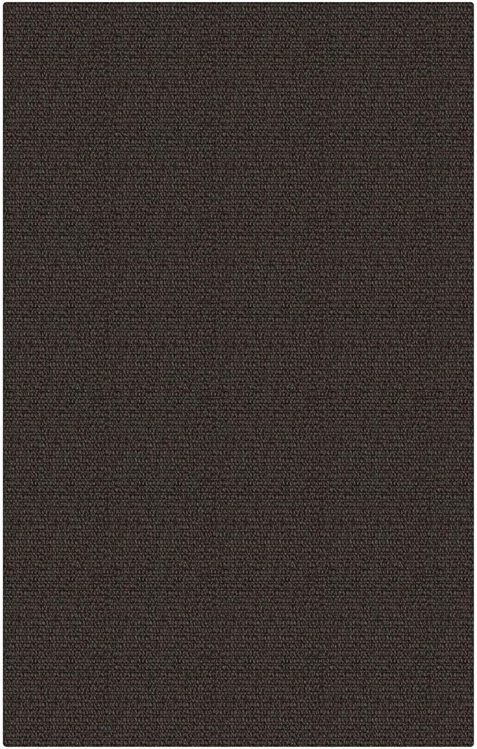 EARTHALL Washable Area Rug 3x5 Ft Non Slip Rugs for Entryway, Braided Rubber Backed Throw Rugs Door Mat Indoor Outdoor Entrance, Cotton Woven Carpet for Kitchen Foyer Front Door, Taupe/Coffee