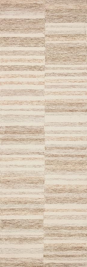 Loloi Chris Loves Julia Chris Collection CHR-03 Ivory/Clay 5'-0'' x 7'-6'', .50" Pile Height, Area Rug