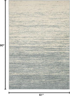 SAFAVIEH Adirondack Collection Area Rug - 5'1" x 7'6", Slate & Cream, Modern Ombre Design, Non Shedding & Easy to Clean, Ideal for Living Room, Bedroom, Office, Dining Space (ADR113T)