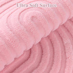 Pauwer 5x7 Washable Area Rugs for Living Room Modern Pink Solid Color Soft Fluffy Rugs for Bedroom Non Slip Boho Accent Indoor Mat Floor Carpet Cover for Kids Room Dining Room Kitchen Office, Pink