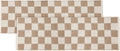 REDEARTH · Jute Cotton Area Rug - 2'x6' Rectangular Rug, Sustainable Handwoven, Non-Shedding, Soft & Durable – Reversible, Neutral Tones for Home Décor in Living Room, Dining Room, Bedroom, Set of 2