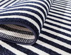 Unique Loom Sabrina Soto Outdoor Collection Geometric, Modern, Vibrant, Carved Area Rug (9' 0 x 12' 0 Rectangular, Navy Blue/ Ivory)