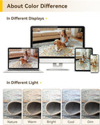 Area Rugs Square 10ft Washable Non-Slip, Floral Vintage Distress Print Pattern Medallion Carpet for Living Room Bedroom Dining Room, Light Yellow Carbon Grey Orange