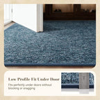 MontVoo Door Mat Indoor Entrance Doormat, Absorbent Durable Rubber Non Slip Front Door Mat for Inside Entry Entryway Dirt Trapper Welcome Mat, Navy Blue 24''x36''