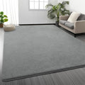 Large Area Rugs for Living Room Bedroom, 6 x 9 Ft Non-Slip Modern Area Rug, Soft Thickened Memory Foam Rug, Comfy Minimalist Indoor Carpet for Boys Girls Room Nursery Dorm Home Decor, Grey