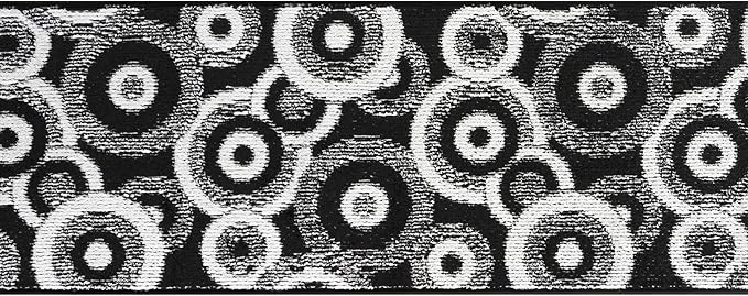 Custom Size Long Black Hallway Runner Rug | Cut to Length 2'3" x 16' (Runner) | Non-Slip & Machine Washable | REMNAZ