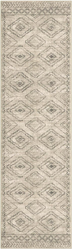 KILOCOCO Hallway Runner Rug 2'x7' Runners for Hallways Washable Runner Rug Non Slip Rubber Backed Low-Pile Runners for Bedroom Kitchen Living Room Laundry Room Boho Rugs, Beige/Gray/Green