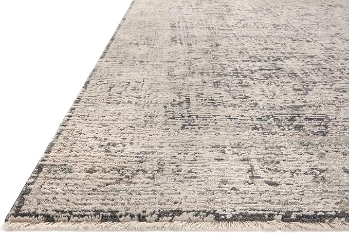 Loloi Amber Lewis Alie Collection ALE-05 Charcoal/Beige 2'-7" x 7'-9", .13" Pile Height, Runner Rug