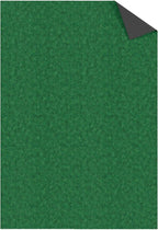 Ottomanson 6'6" x 7' Mud Mat Area Rug Scraper Carpet - Non-Slip, Dirt Trapping for Indoor & Outdoor Use - Ideal for Entryway, Garage, Kitchen, Patio & High-Traffic Areas, Green