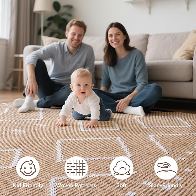 Hallway Runner Rug 2x8, Washable Kitchen Runners Non Slip, Ultra Thin Entryway Floor Mat Fit Under Door, Soft Low Pile Cotton Boho Carpet for Laundry Outdoor Bedroom