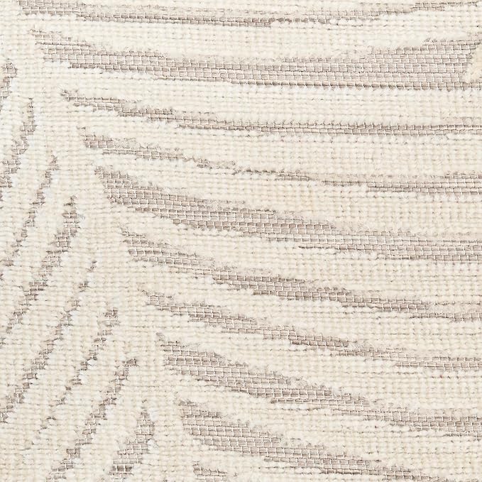 Nourison Home Suncoast Beige 9' x 12' Area Rug - Easy Clean, Non Shedding, Bed Room, Living Room, Dining Room, Kitchen (9' x 12')
