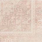 RUGGABLE Washable Area Rug – Kamran Soft Pink 10x14, Stain-Resistant, Non-Slip – Large Machine Washable Rugs for Living Room, Bedroom, Hallway, Entryway & Office–with Cushioned Pad