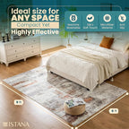 Istana 6x9 Area Rug - Grey Multi Rugs for Living Room 6x9 - Foldable Boho Rugs for Bedroom - Stain Resistant Washable Rug - Eco-Friendly Area Rugs - Easy to Clean Living Room Rug