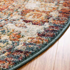 Unique Loom Isabella Collection Area Rug - Adjani (7' 10" x 10' Oval, Multi/ Beige)