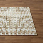 LUXE WEAVERS Geometric Greek Pattern Area Rug, Gold, 8'X10'