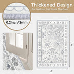 Small Area Rug 2x3ft Entryway Rug Non-Slip Washable Area Rugs Indoor Door Mat, Vintage Boho Faux Wool Carpet Kitchen Runner Rugs with Rubber Backing for Bedroom, Kitchen, Room Entryway