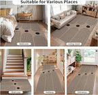 Tangsoo Modern Easy Jute 3x5 Outdoor Rug for Living Room,Washable Indoor Rugs Farmhouse Non-Slip Thin Indoor Door Mat,Contemporary Throw Carpet Front Porch Bedroom Patio Entryway Balcony