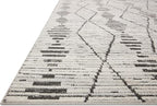Loloi Kamala Collection KAM-02 Charcoal/Dove 6'-7" x 9'-6" Area Rug