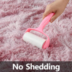 Large Shag Area Rugs 5 x 8, Tie-Dyed Plush Fuzzy Rugs for Living Room, Ultra Soft Fluffy Furry Rug for Bedroom, Indoor Carpet Nursery Rugs for Kids Room Home Decor, Pink Purple