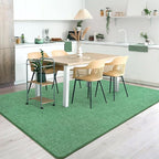 AROGAN Washable 5×7 Living Room Rug, Modern Area Rugs with Soft Memory Foam for Bedroom, Minimalist Non-Slip Indoor Floor Carpet for Dining Room Office Kids Playroom Decor, Sage Green