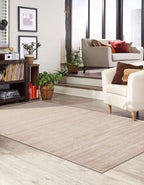 Unique Loom Finsbury Collection Area Rug - Kate (5' 3" x 8' Rectangle, Beige/ Ivory)