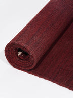 Rugsotic Carpets Hand Woven Flat Weave Kilim Wool 3'x5' Area Rug Solid Burgundy D00111
