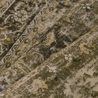 Hallway Runner Rug 2x6 Washable Brown Vintage Distressed Long Runner Oriental Soft Thin Indoor Carpet Non Slip Low Pile Throw Rug for Kitchen Bedroom Laundry Bedside Entryway